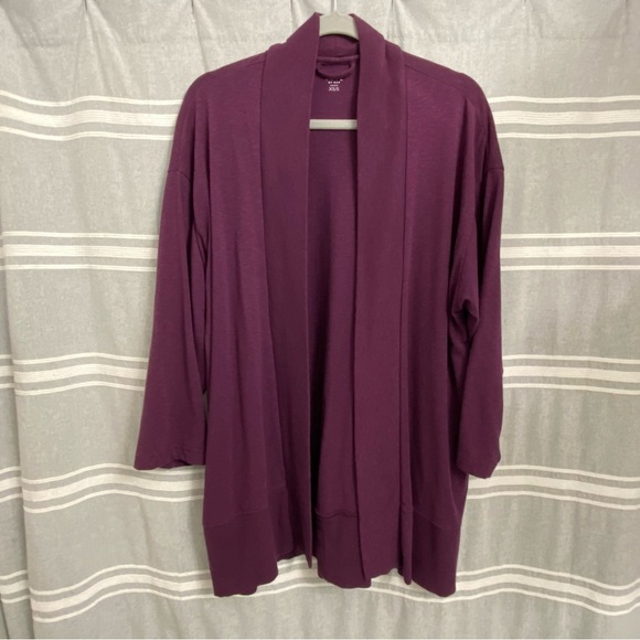 Love by Gap / Plum Oversized Open Front Cardigan Size XS/S - Picture 1 of 9